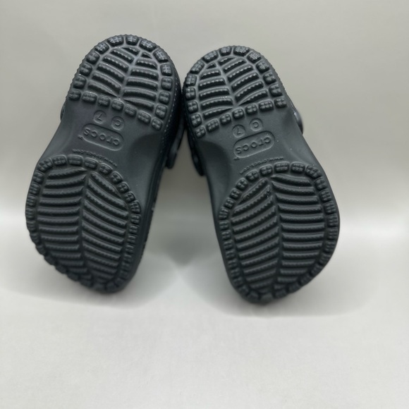 Baby/Toddler Black Clogs 7c - Picture 7 of 9
